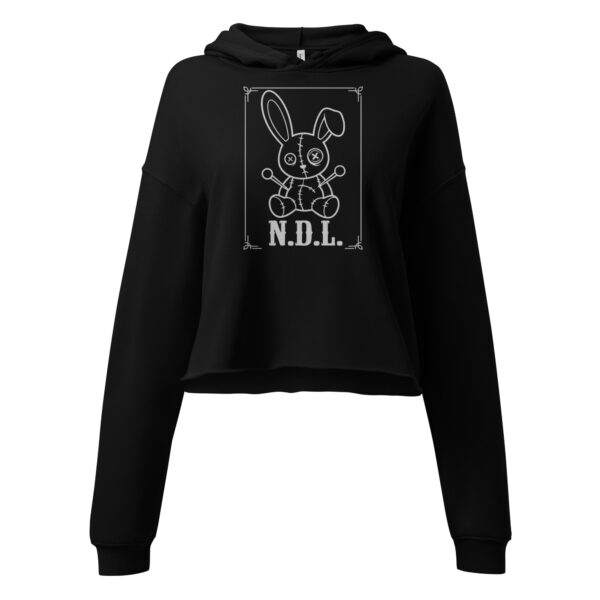 Pin Bunny Crop Hoodie